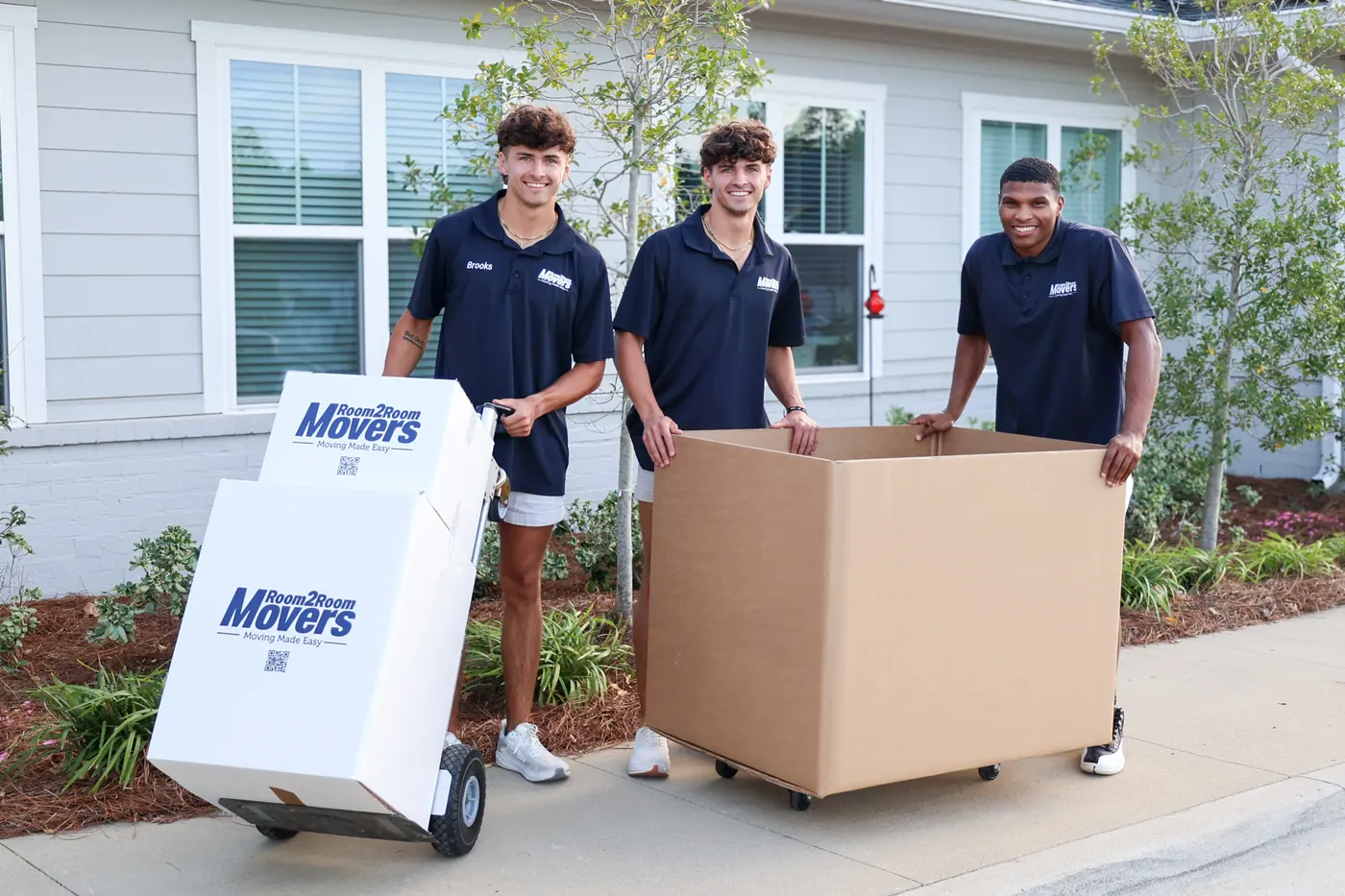 Room2Room Movers crew ready to help with a labor-only move